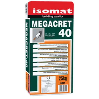 Sanacijska malta Isomat Megacret-40 Izravnalne mase