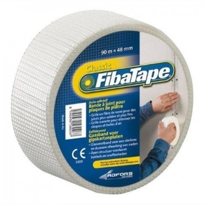 Bandažni trak FIBA TAPE samolepilni 90 m Bandažni trak FIBA TAPE samolepilni 90 m Fugiranje in armiranje