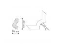Štukatura NOMASTYL O16- kotnik  (40 x 20 mm) - Slika 1
