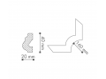 Štukatura NOMASTYL O24- kotnik  (40 x 20 mm) - Slika 1